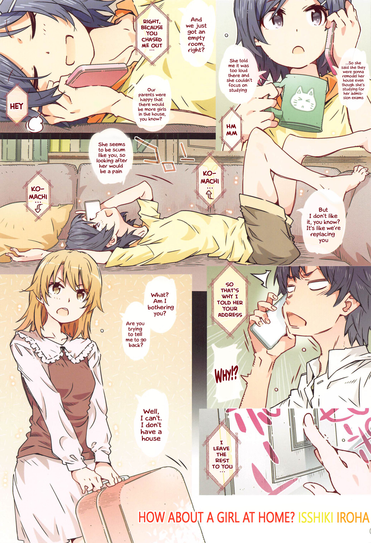 Hentai Manga Comic-How's This Home Girl? -Isshiki Iroha--Read-2